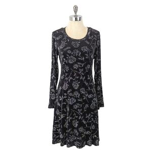 vintage 90's floral sparkle dress